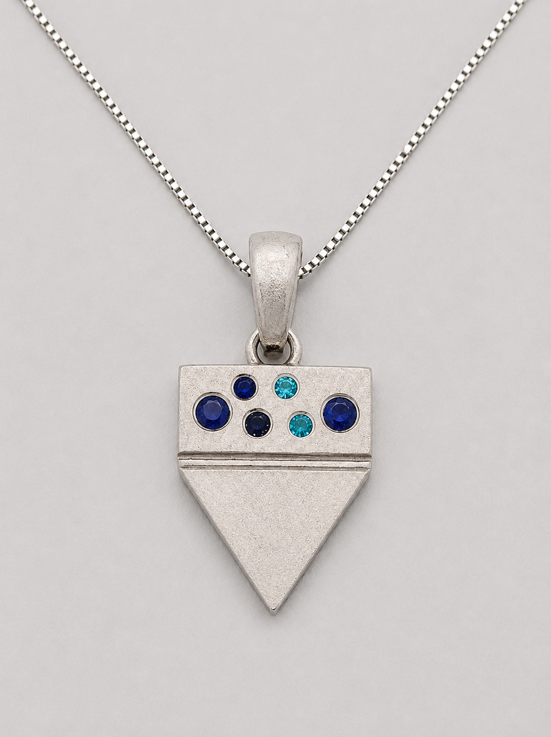 Silver Shark Tooth Pendant 2