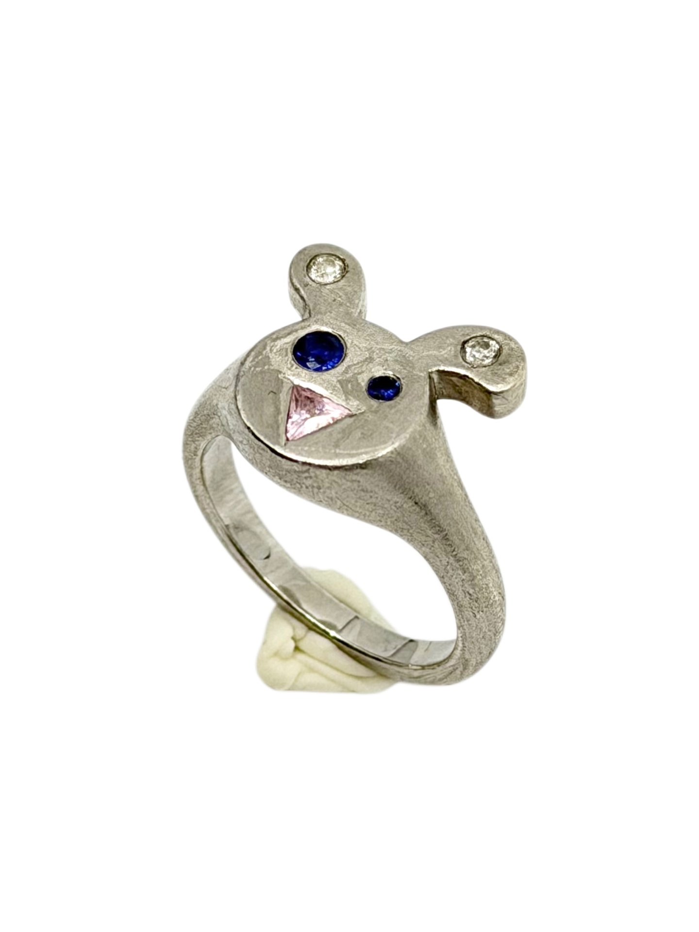 Silver Dog Ring 2
