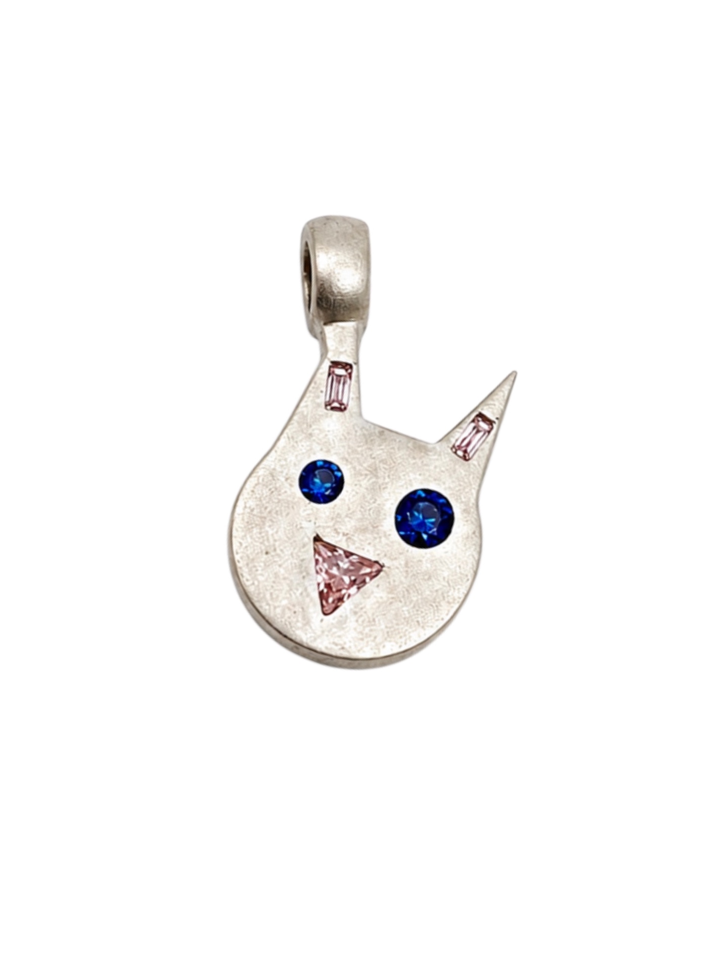 Silver Cat Pendant 1