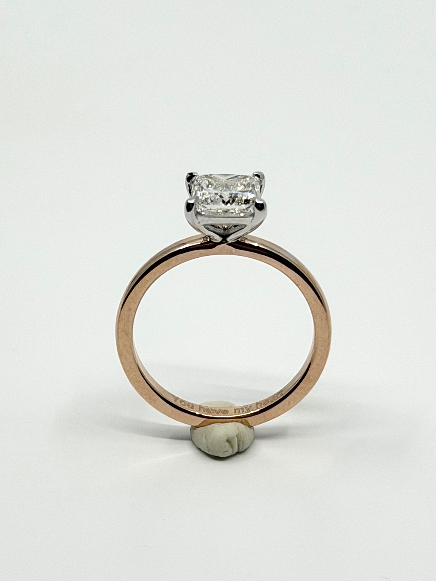 1ct natural diamond engagement ring 2