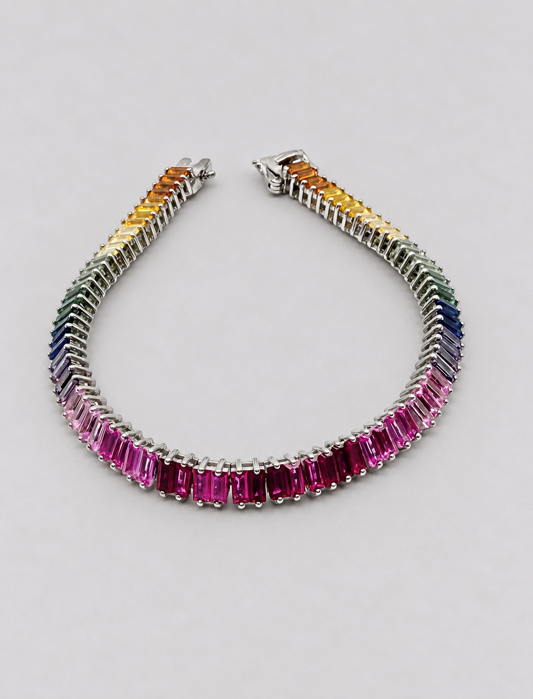 Rainbow Sapphire Bracelet