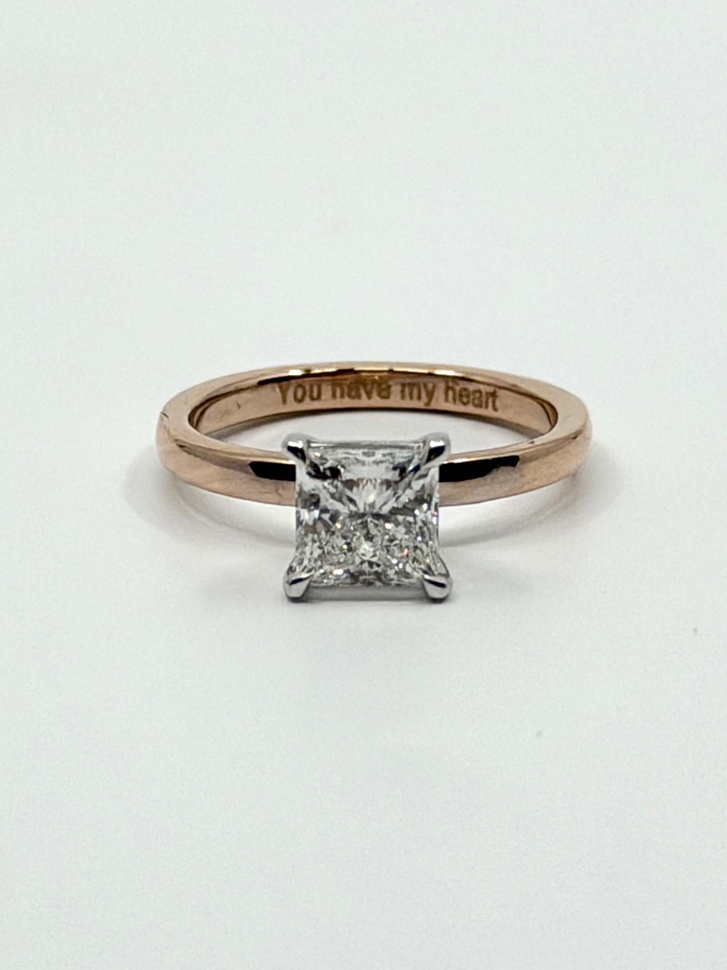 1ct natural diamond engagement ring 3