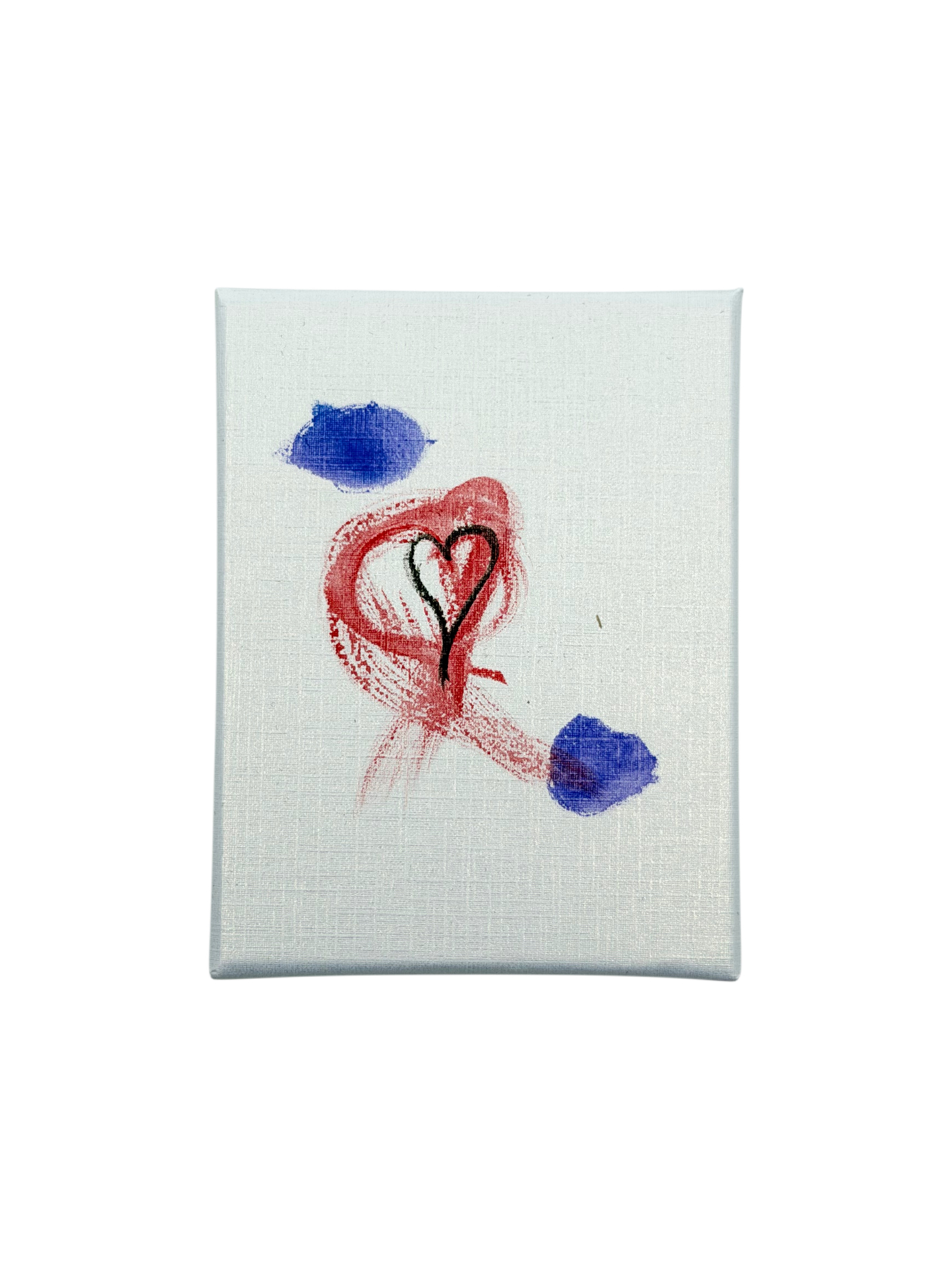 Hand-painted heart